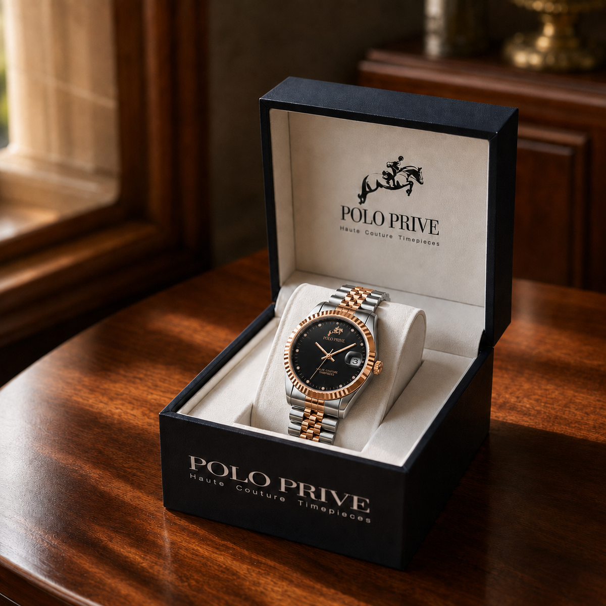 Legacy Silver Rose Gold Black