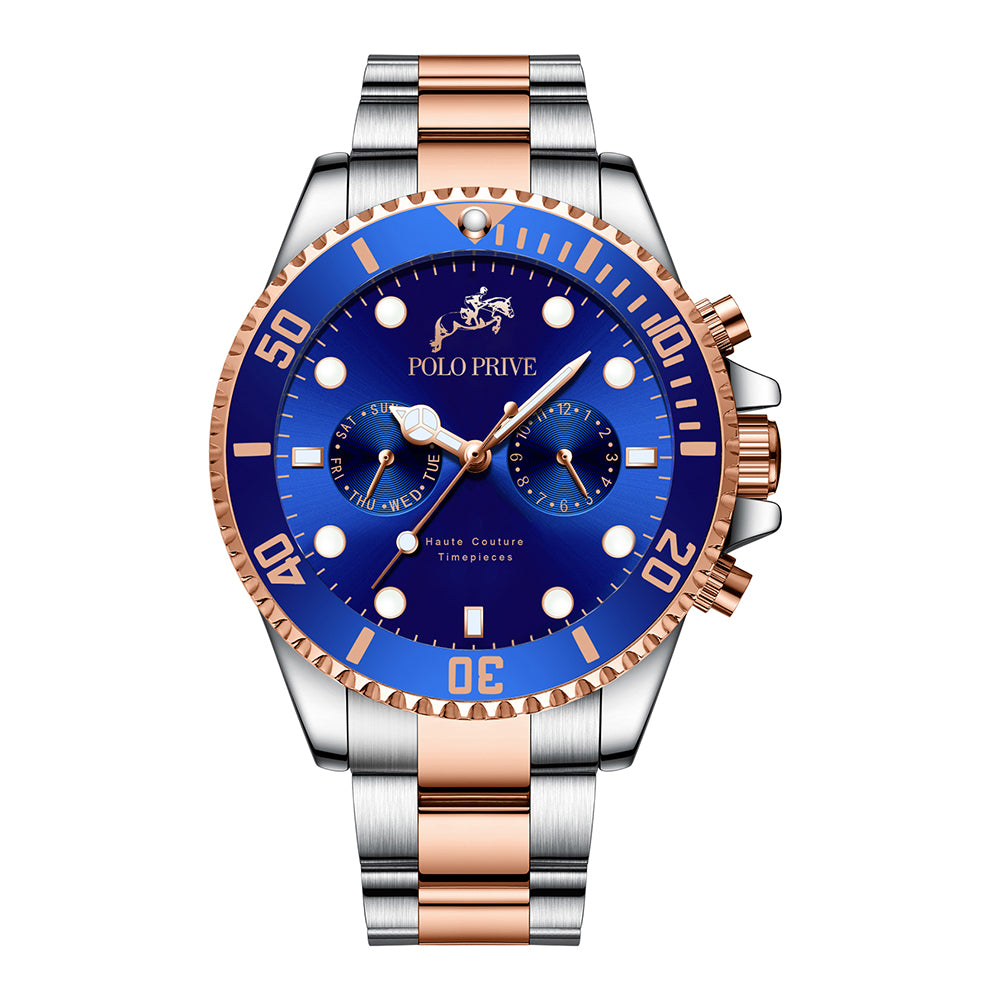 Prestige Silver Rose Gold Blue