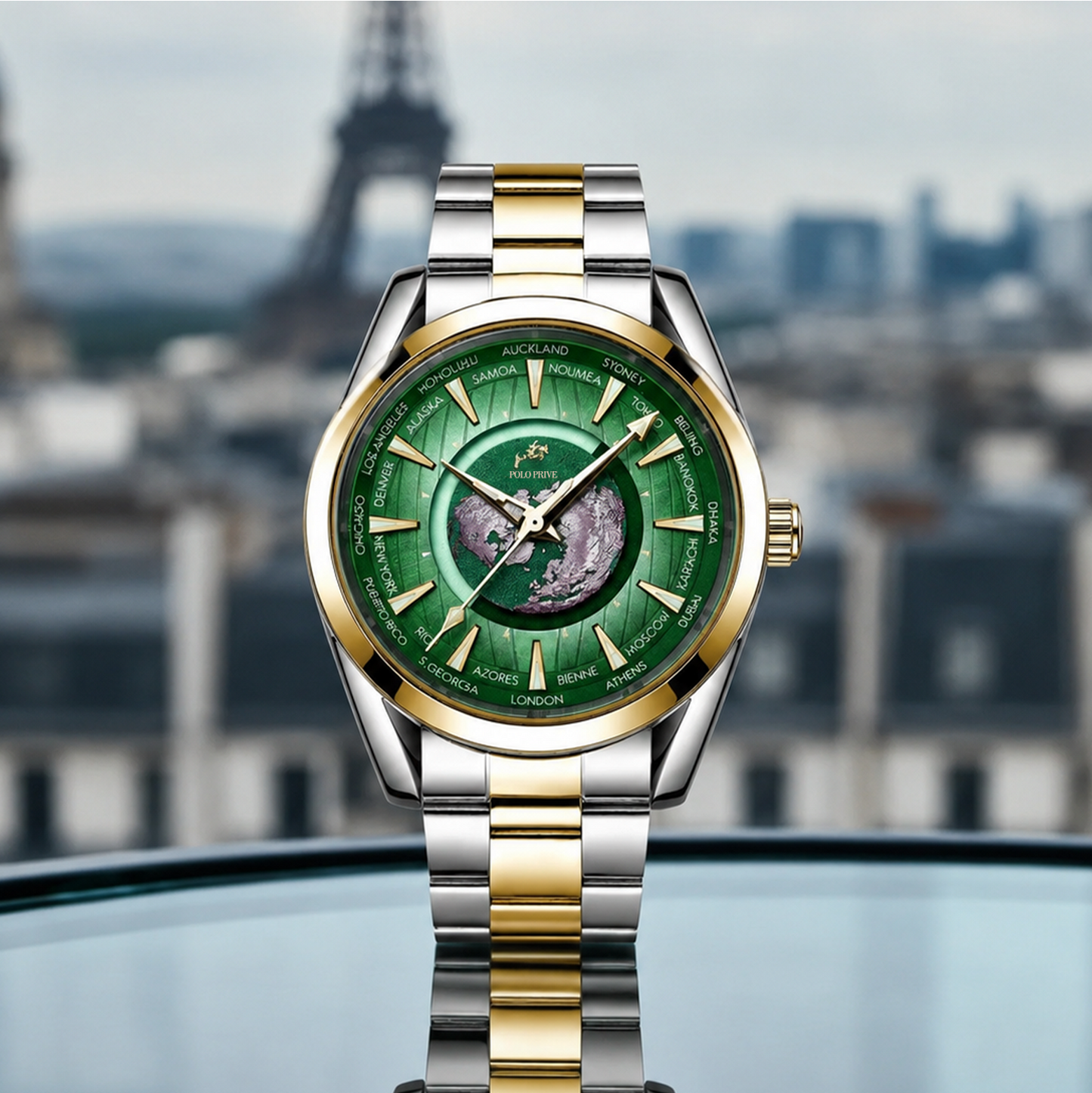 Eclipse Silver Gold Green