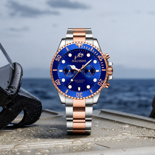 Prestige Silver Rose Gold Blue