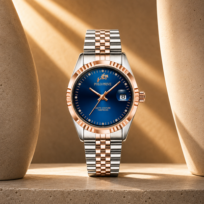 Legacy Silver Rose Gold Blue