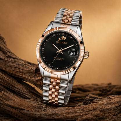 Legacy Silver Rose Gold Black