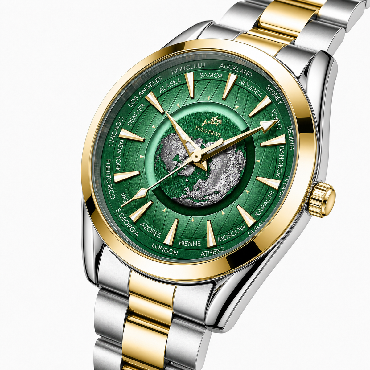 Eclipse Silver Gold Green