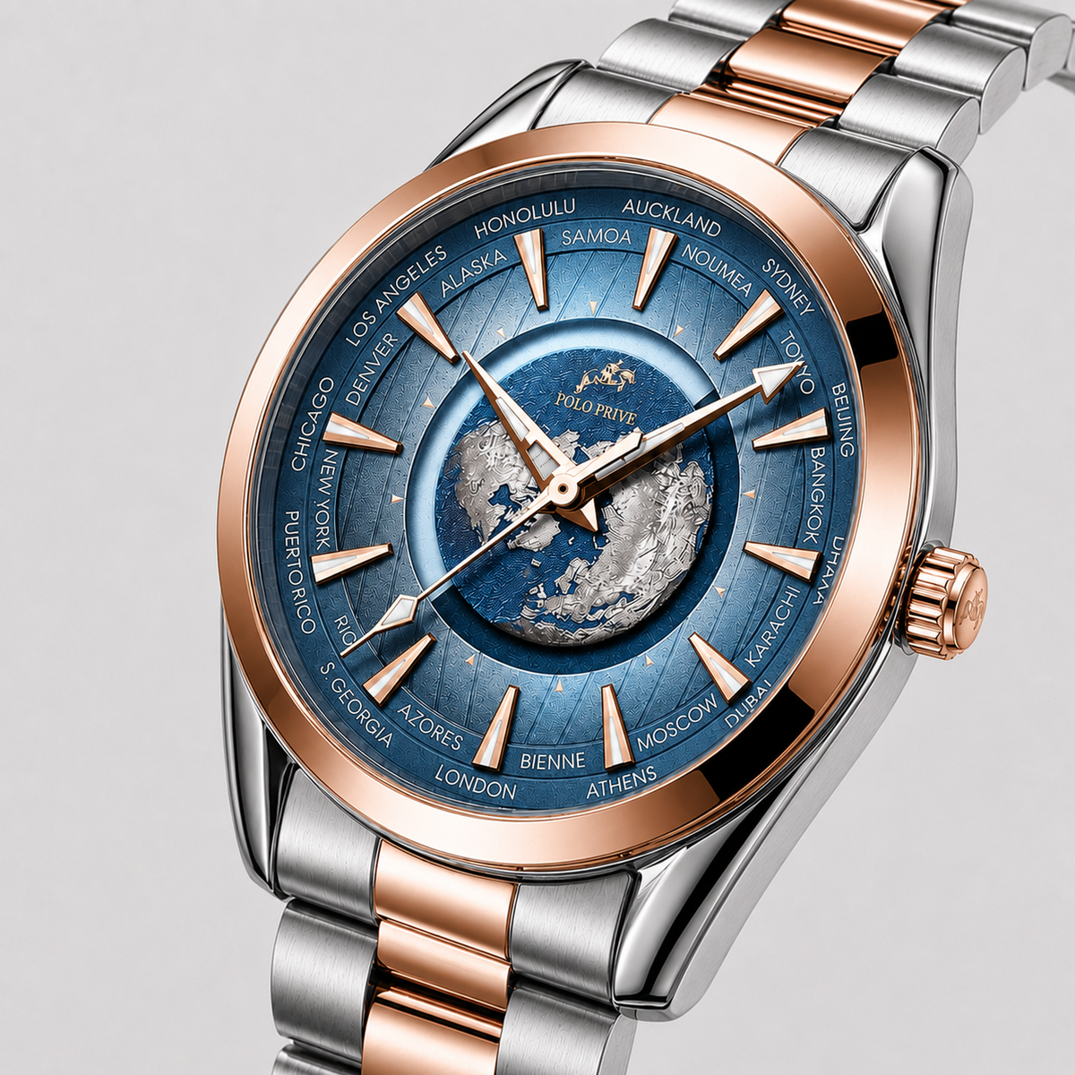 Eclipse Silver Rose Gold Blue