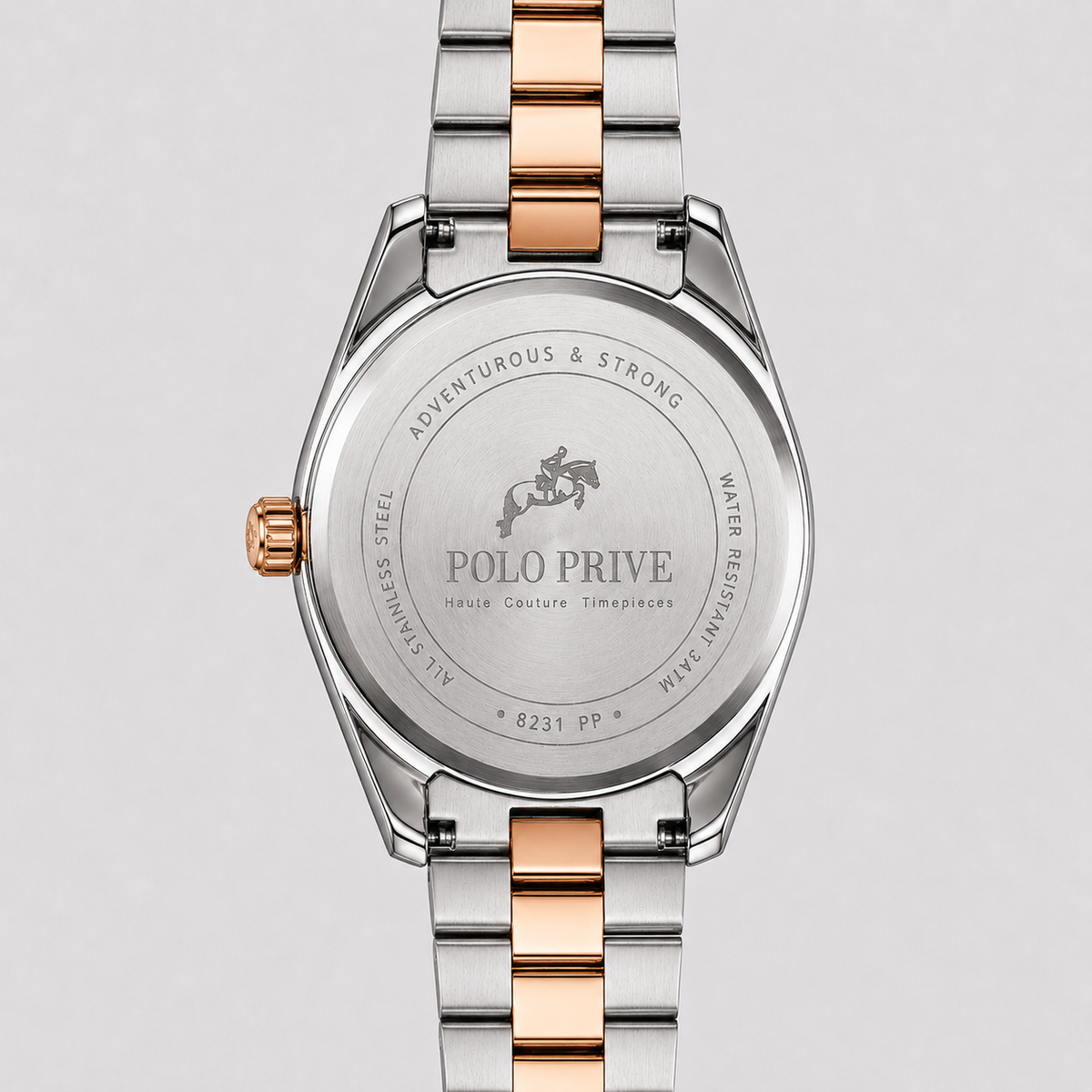Eclipse Silver Rose Gold Black