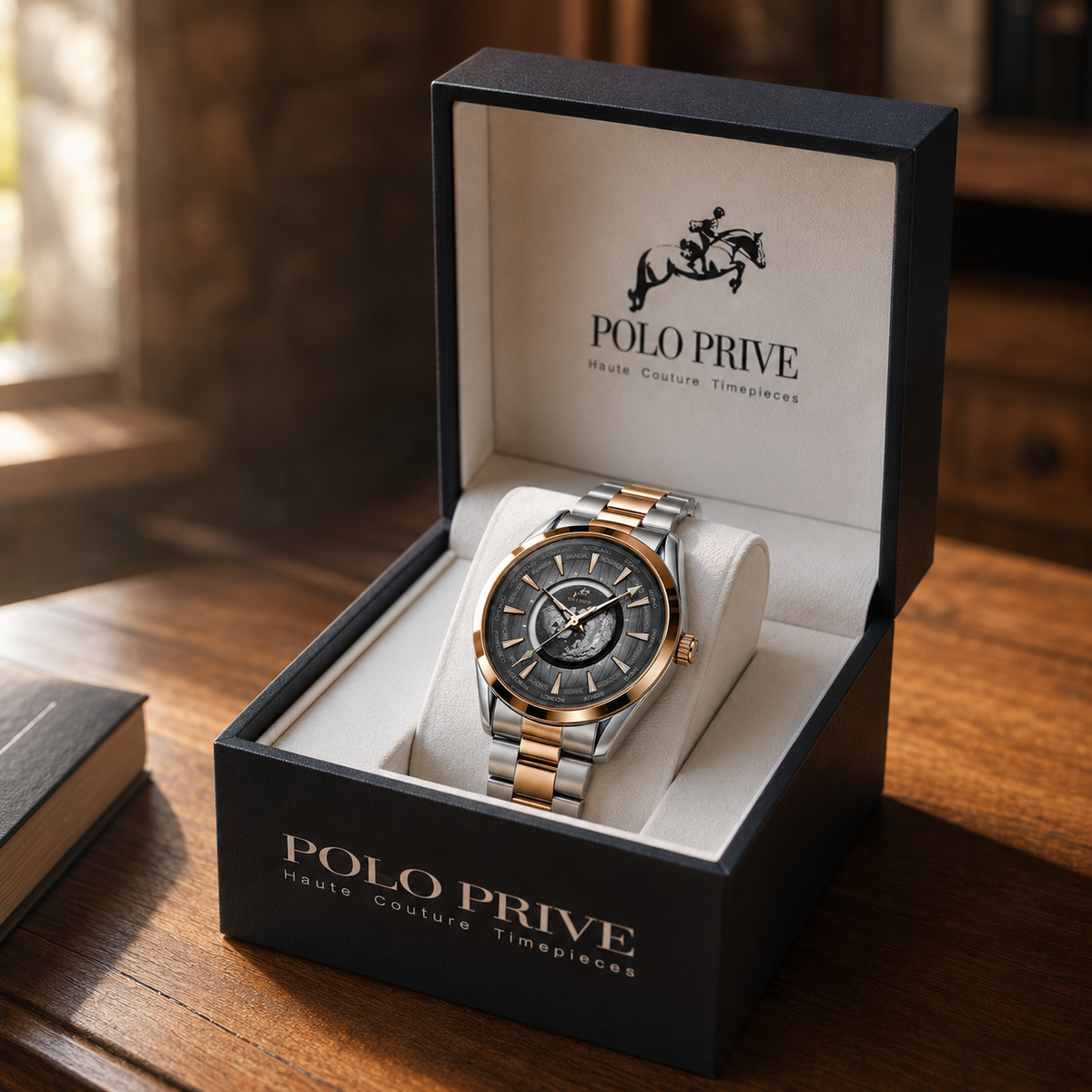 Eclipse Silver Rose Gold Black