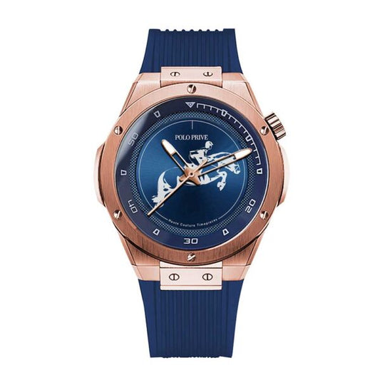 Cavalier Rose Gold Blue