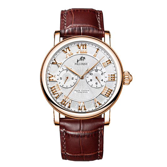 Rose Gold Brown White