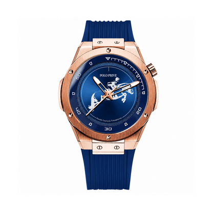 Cavalier Rose Gold Blue