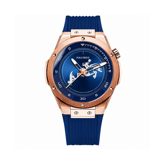 Cavalier Rose Gold Blue