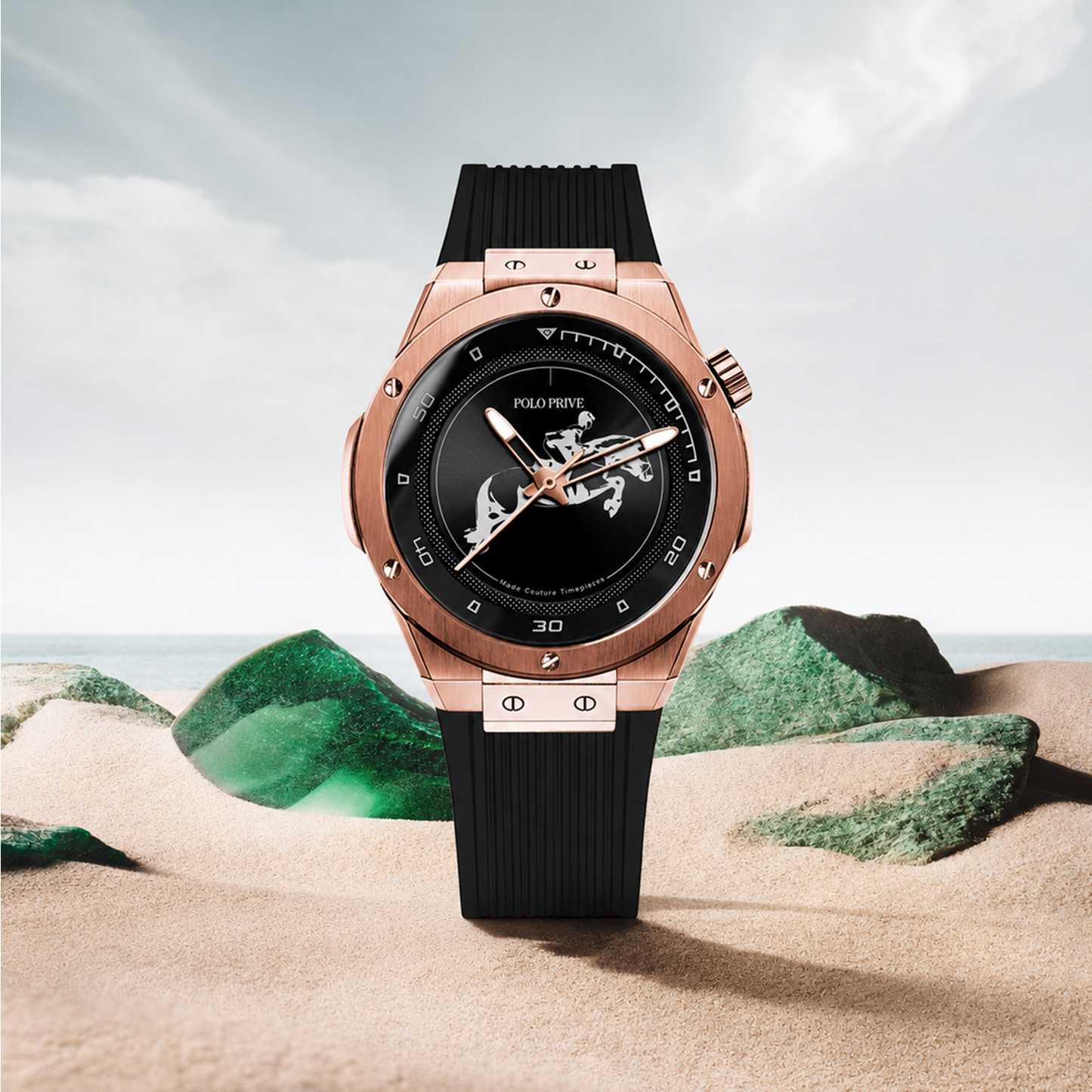 Cavalier Rose Gold Black