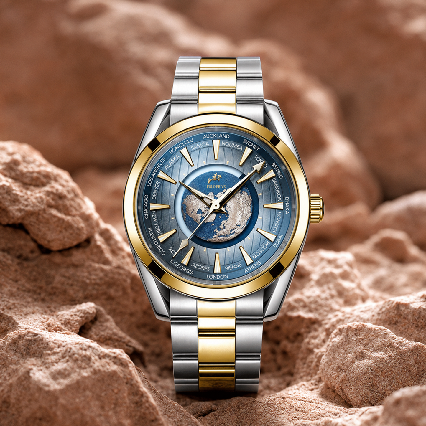 Eclipse Silver Rose Gold Blue