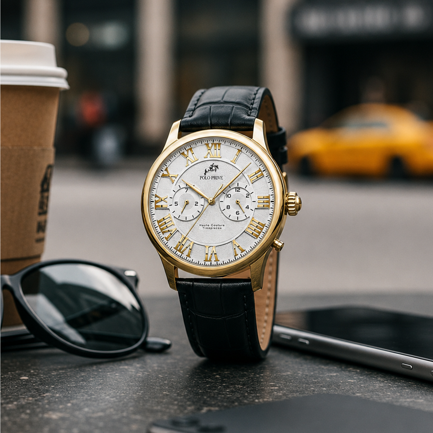 Heritage Gold Black White