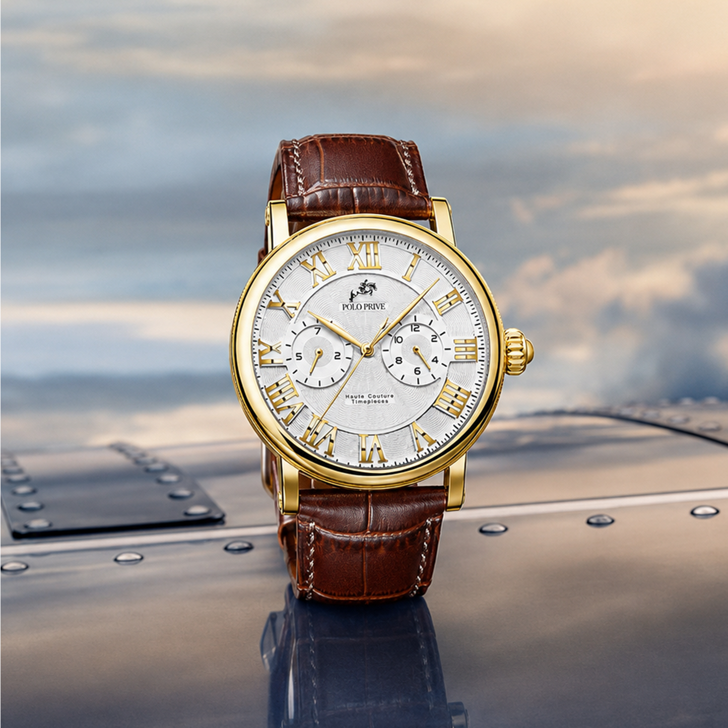 Heritage Gold Brown White