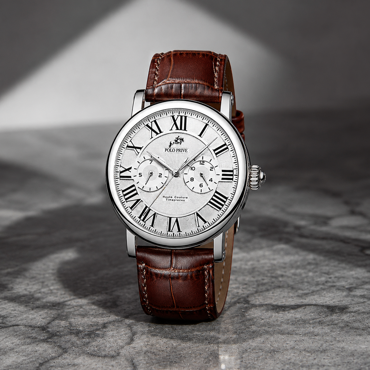 Heritage Silver Brown White