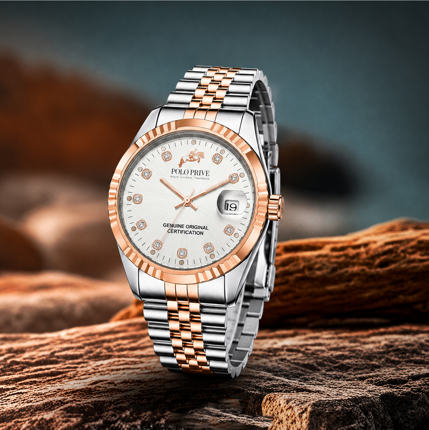 Legacy Silver Rose Gold White