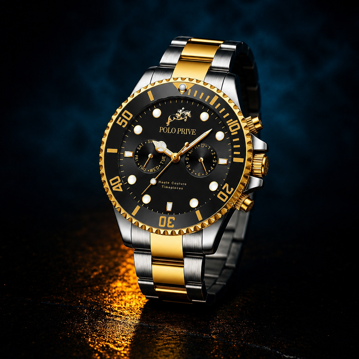 Prestige Silver Gold Black
