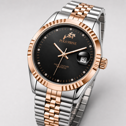 Legacy Silver Rose Gold Black