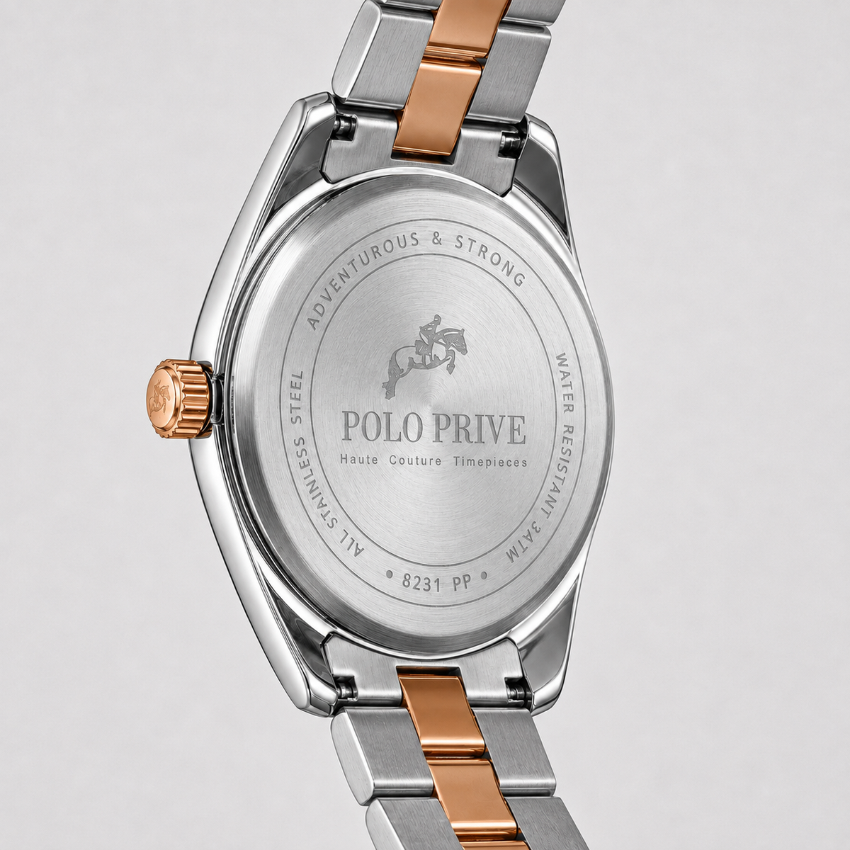 Legacy Silver Rose Gold Black